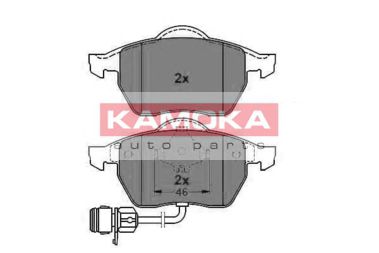 KAMOKA JQ1011180 Тормозные колодки KAMOKA для AUDI