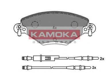 KAMOKA JQ1012822 Тормозные колодки KAMOKA для CITROEN