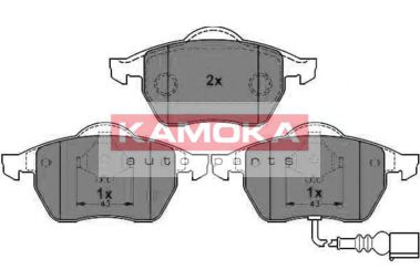 KAMOKA JQ1012926 Тормозные колодки KAMOKA для SEAT