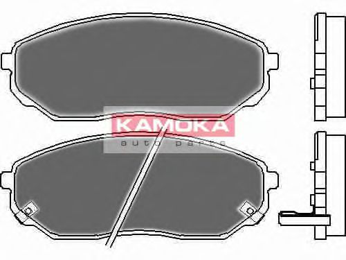 KAMOKA JQ101115 Тормозные колодки KAMOKA для KIA