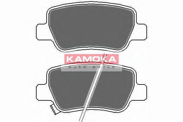 KAMOKA JQ101129 Тормозные колодки KAMOKA для TOYOTA
