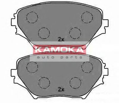KAMOKA JQ1013028 Тормозные колодки KAMOKA для TOYOTA