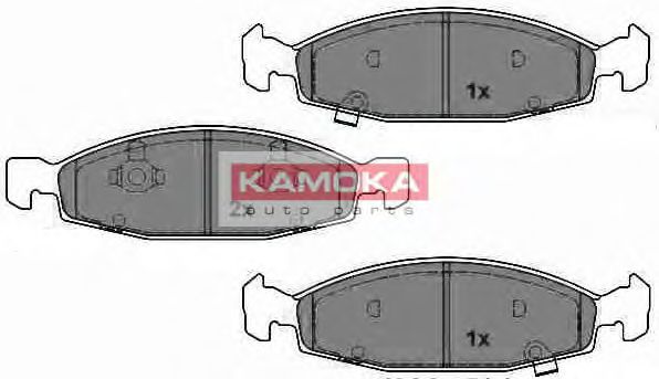 KAMOKA JQ1013046 Тормозные колодки KAMOKA для JEEP