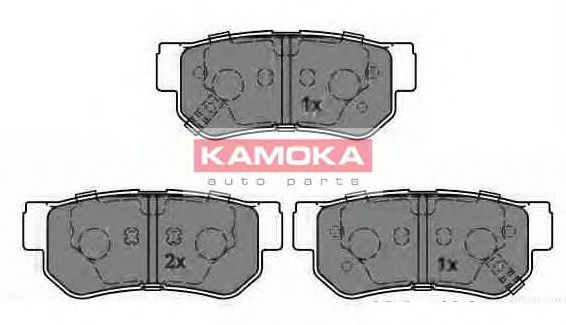 KAMOKA JQ1013212 Тормозные колодки KAMOKA для HYUNDAI
