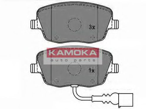 KAMOKA JQ1013324 Тормозные колодки KAMOKA для SEAT
