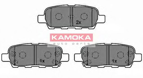 KAMOKA JQ1013386 Тормозные колодки KAMOKA для RENAULT