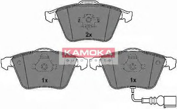 KAMOKA JQ1013530 Тормозные колодки KAMOKA для AUDI