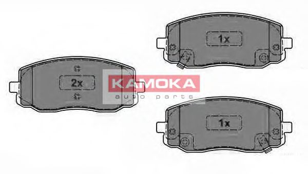 KAMOKA JQ1013566 Тормозные колодки KAMOKA для KIA