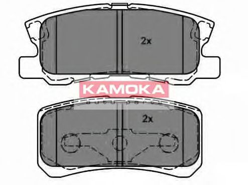KAMOKA JQ1013678 Тормозные колодки KAMOKA для PEUGEOT