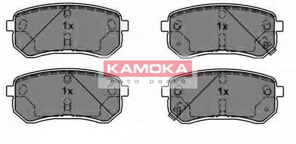 KAMOKA JQ1013804 Тормозные колодки KAMOKA для HYUNDAI