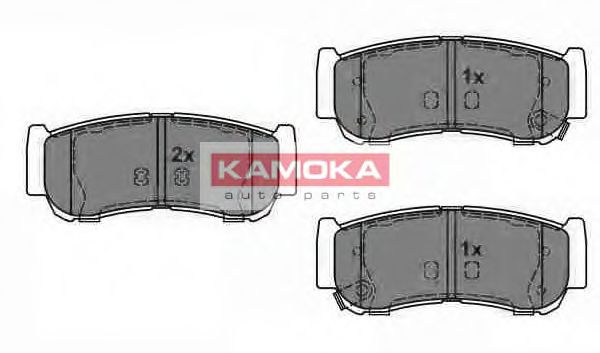 KAMOKA JQ1013820 Тормозные колодки KAMOKA для HYUNDAI