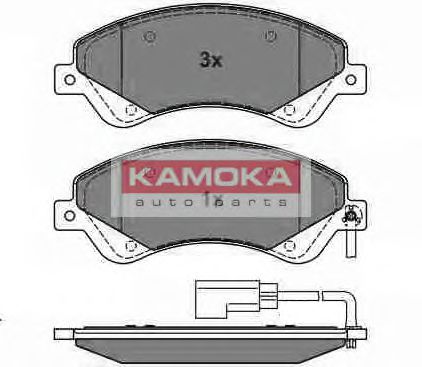 KAMOKA JQ1013858 Тормозные колодки для FORD TRANSIT TOURNEO