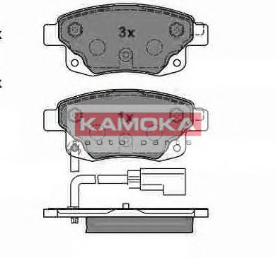 KAMOKA JQ1013860 Тормозные колодки KAMOKA для FORD