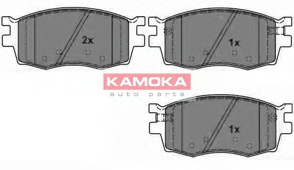 KAMOKA JQ1013910 Тормозные колодки KAMOKA для HYUNDAI