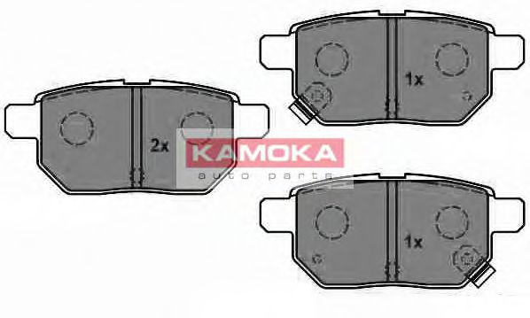 KAMOKA JQ1018084 Тормозные колодки KAMOKA для TOYOTA