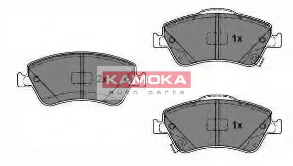 KAMOKA JQ1018092 Тормозные колодки KAMOKA для TOYOTA