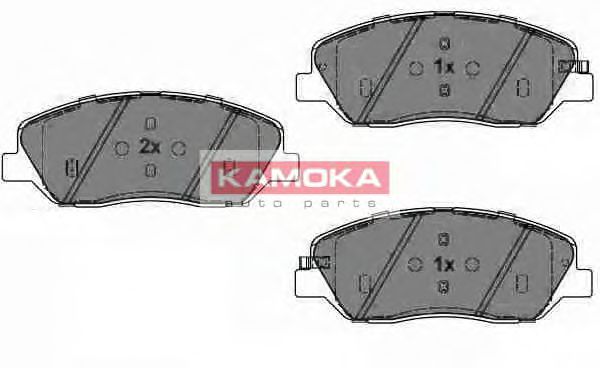 KAMOKA JQ1018222 Тормозные колодки KAMOKA для HYUNDAI