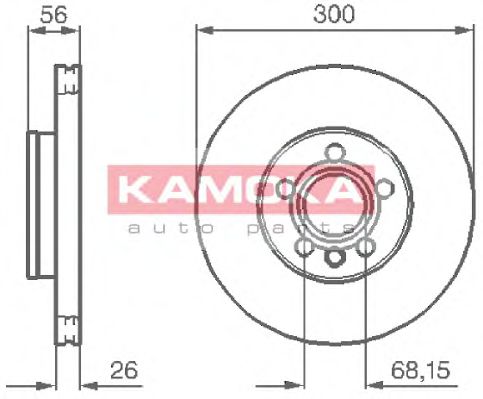 KAMOKA 1033118 Тормозные диски KAMOKA для FORD