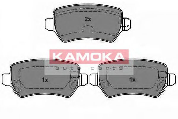 KAMOKA JQ101141 Тормозные колодки KAMOKA 