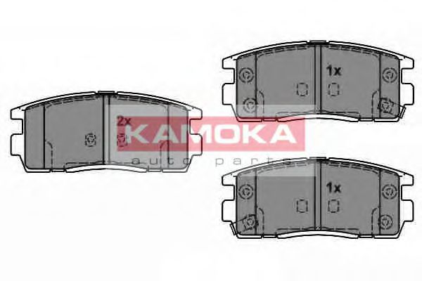 KAMOKA JQ1018370 Тормозные колодки KAMOKA для CHEVROLET