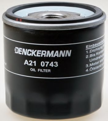 DENCKERMANN A210743 Масляный фильтр DENCKERMANN для VOLKSWAGEN