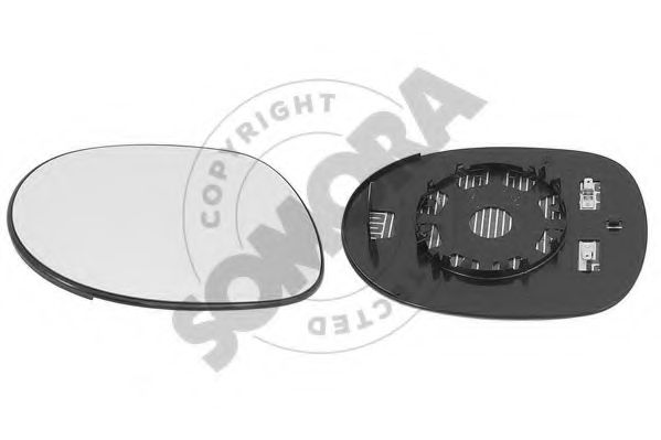 123356GM SOMORA Зеркальное стекло, наружное зеркало 123356GM SOMORA Зеркальное стекло, наружное зеркало