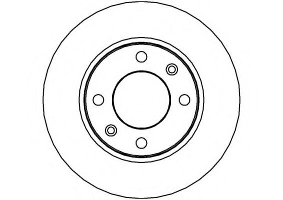 NATIONAL NBD500 Тормозные диски для CITROËN XSARA PICASSO (N68) 1.8 16V NATIONAL NBD500 Тормозные диски для CITROËN XSARA PICASSO (N68) 1.8 16V
