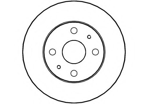 NATIONAL NBD509 Тормозной диск NATIONAL NBD509 Тормозной диск