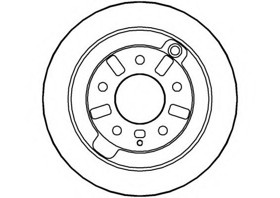 NATIONAL NBD676 Тормозные диски NATIONAL для MAZDA