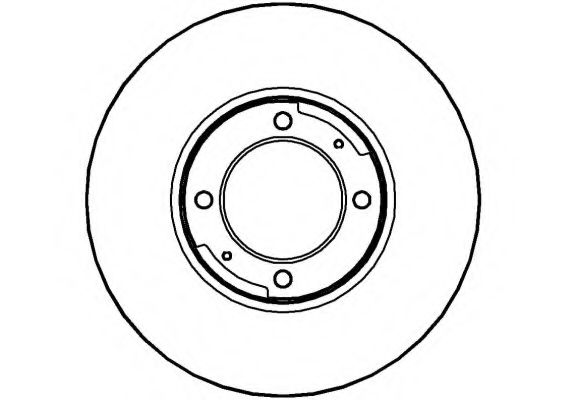 NATIONAL NBD751 Тормозной диск 