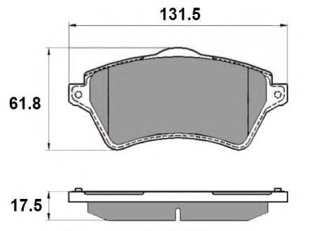 NATIONAL NP2080 Тормозные колодки NATIONAL 