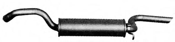 IMASAF 106507 Глушитель выхлопных газов для ALFA ROMEO 33 Sportwagon (907B) 1.4 i.e.