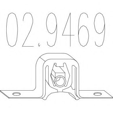 MTS 029469 Буфер, глушитель 