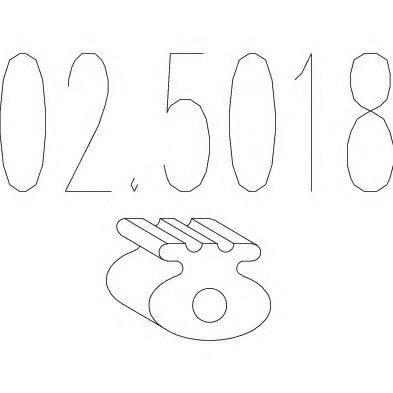 MTS 025018 Буфер, глушитель MTS 025018 Буфер, глушитель