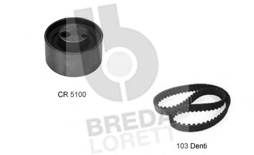 BREDA LORETT KCD0182 Комплект ГРМ для SUZUKI SWIFT