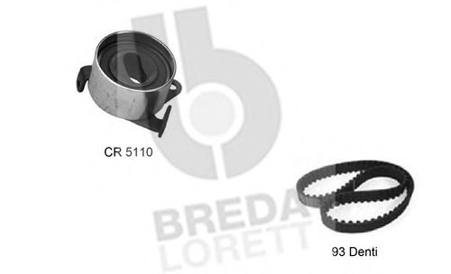 BREDA LORETT KCD0261 Комплект ГРМ для DAIHATSU