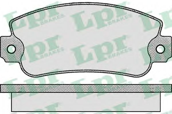 LPR 05P006 Тормозные колодки LPR для FIAT PANDA
