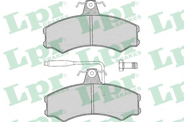 LPR 05P012 Тормозные колодки для FIAT DUCATO