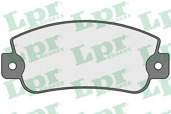 LPR 05P021 Тормозные колодки LPR 