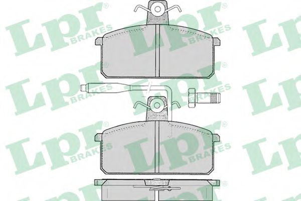 LPR 05P099 Тормозные колодки LPR для SEAT