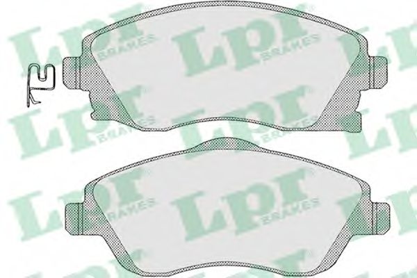 LPR 05P1004 Тормозные колодки LPR для OPEL