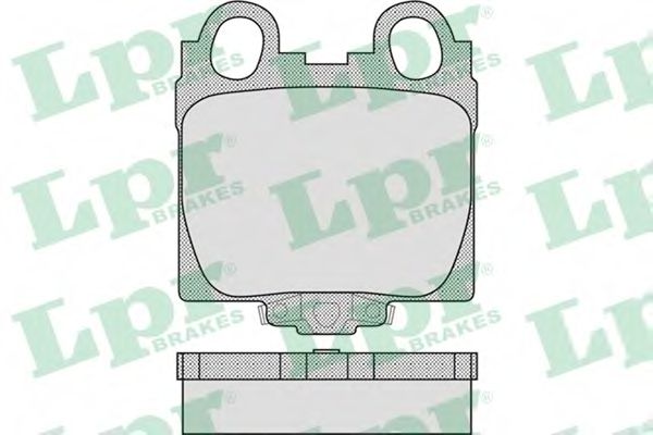 LPR 05P1051 Тормозные колодки для LEXUS