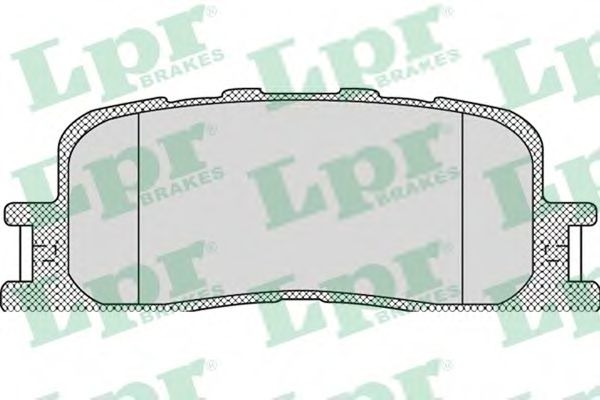 LPR 05P1115 Тормозные колодки LPR для LEXUS