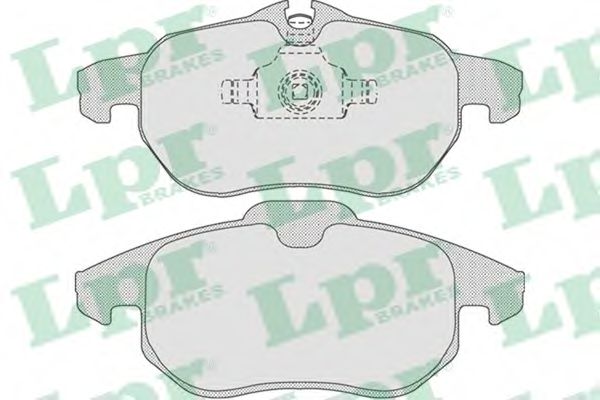 LPR 05P1216 Тормозные колодки LPR для OPEL