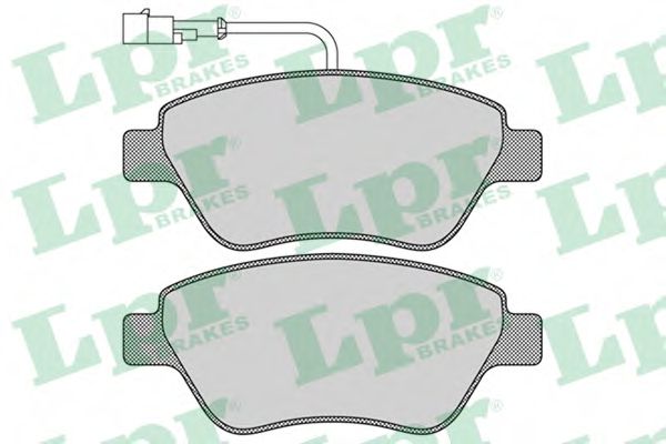 LPR 05P1264 Тормозные колодки для FIAT PANDA