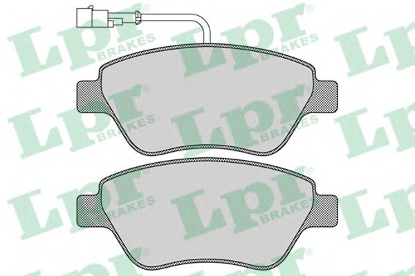 LPR 05P1266 Тормозные колодки LPR для FIAT