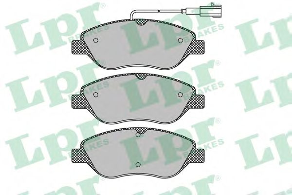 LPR 05P1267 Тормозные колодки для FIAT BRAVO 2