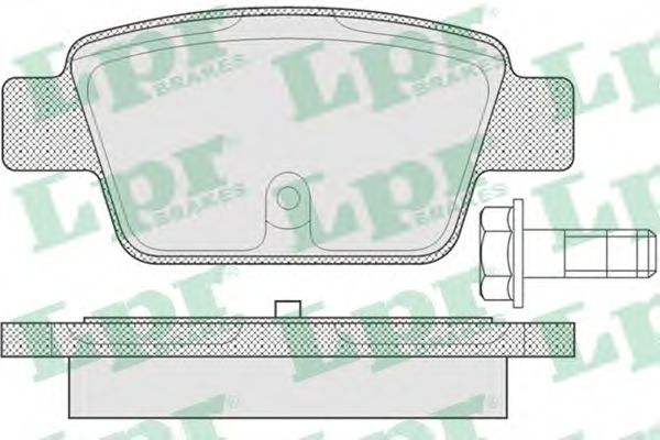 LPR 05P1269 Тормозные колодки LPR для FIAT