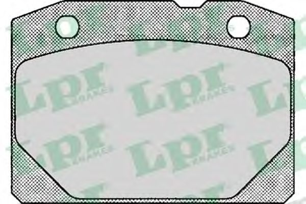 LPR 05P127 Тормозные колодки LPR 