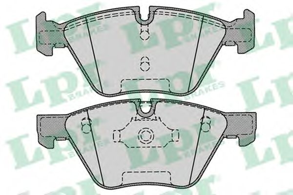 LPR 05P1271 Тормозные колодки LPR 